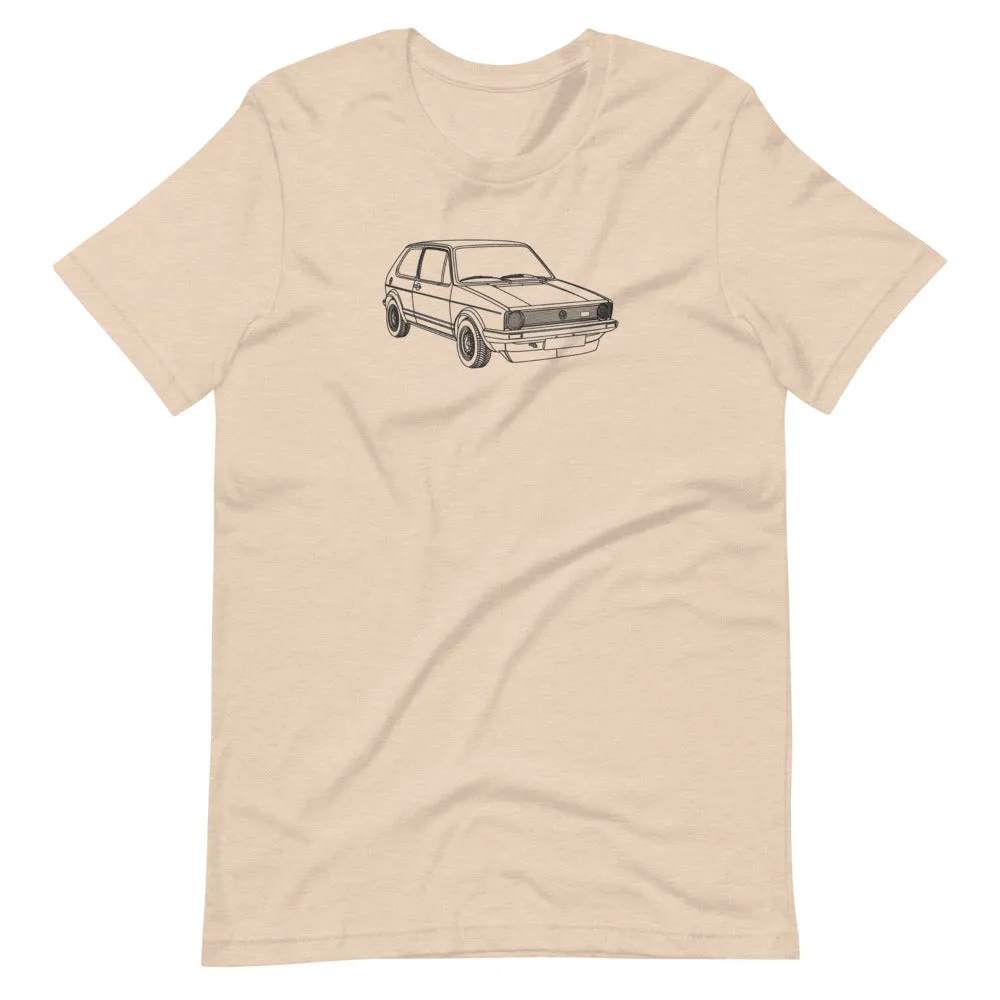 Volkswagen Golf GTI MK1 silhouette T-shirt