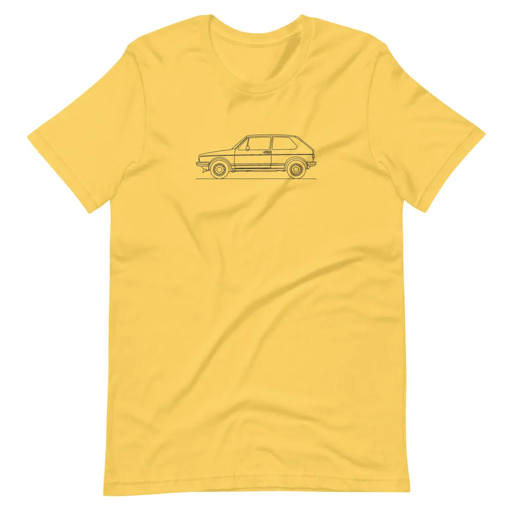Volkswagen Golf GTI MK1 silhouette t-shirt