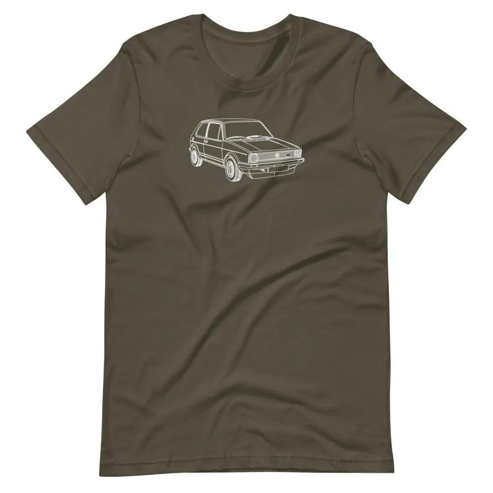 Volkswagen Golf GTI MK1 silhouette T-shirt