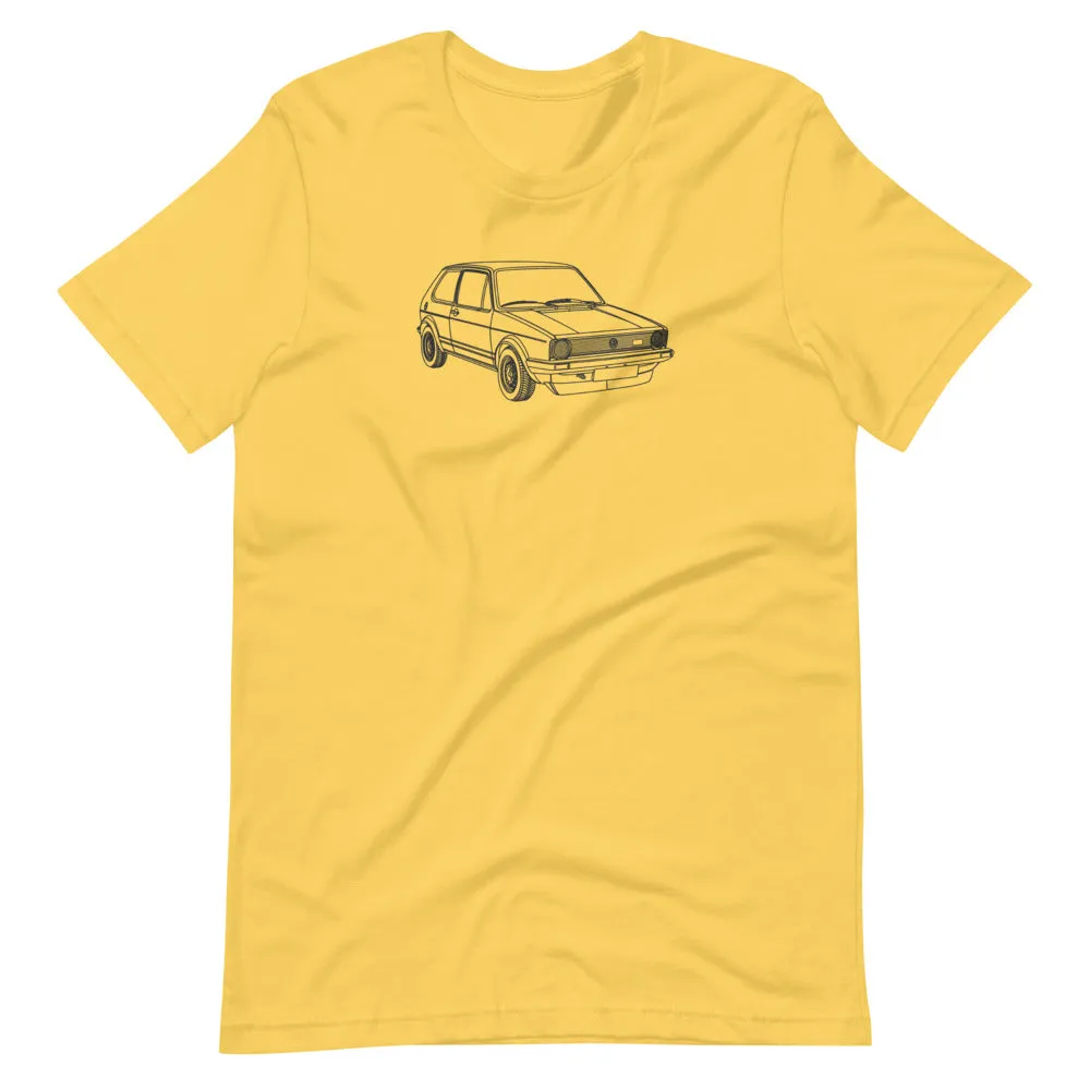 Volkswagen Golf GTI MK1 silhouette T-shirt