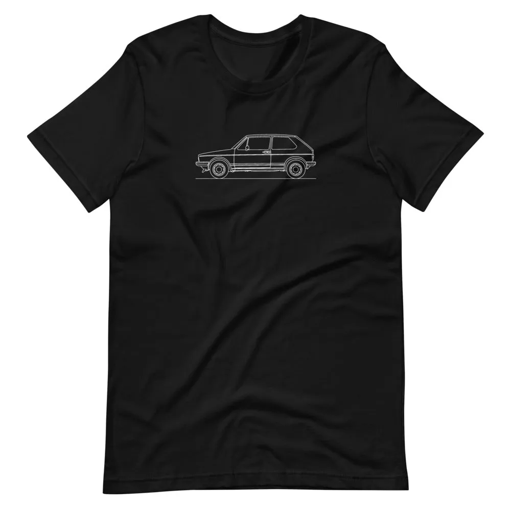 Volkswagen Golf GTI MK1 silhouette t-shirt