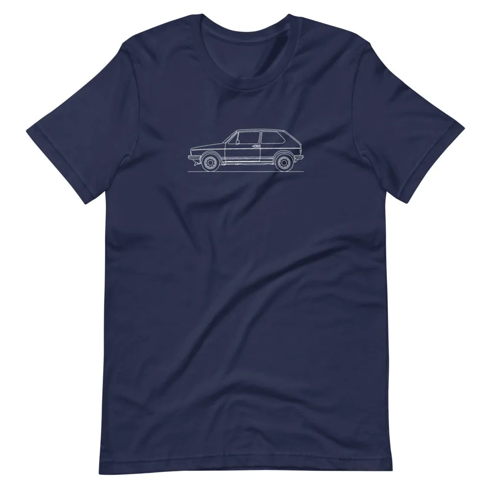 Volkswagen Golf GTI MK1 silhouette t-shirt