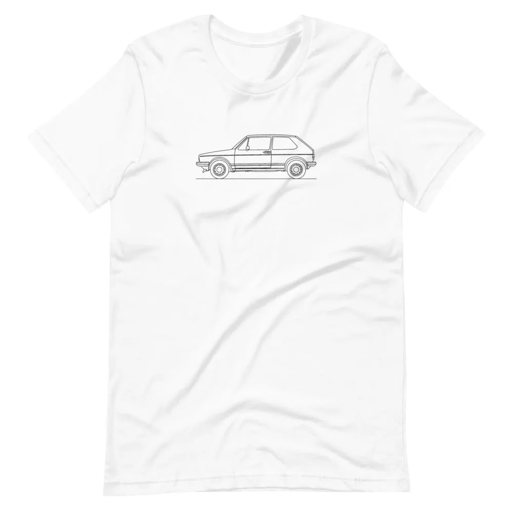 Volkswagen Golf GTI MK1 silhouette t-shirt