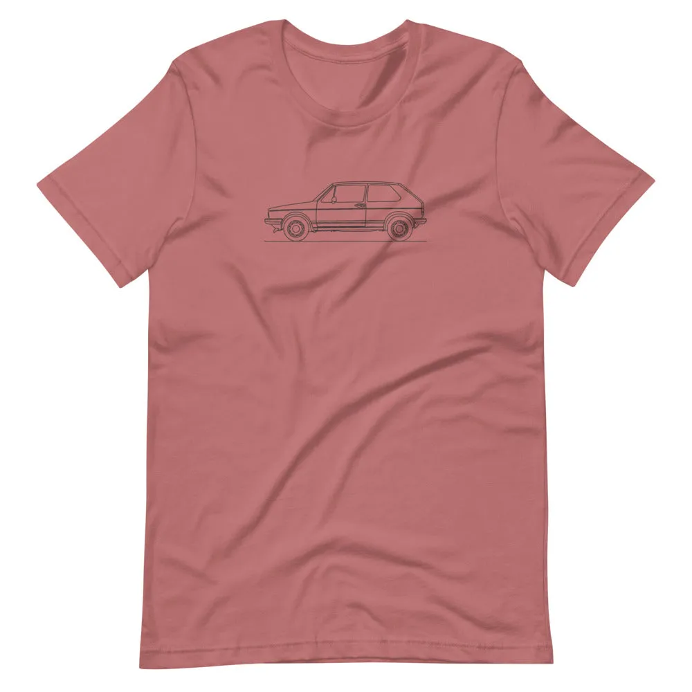Volkswagen Golf GTI MK1 silhouette t-shirt