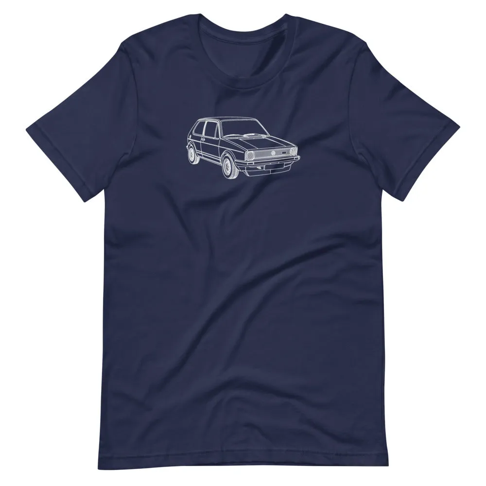 Volkswagen Golf GTI MK1 silhouette T-shirt