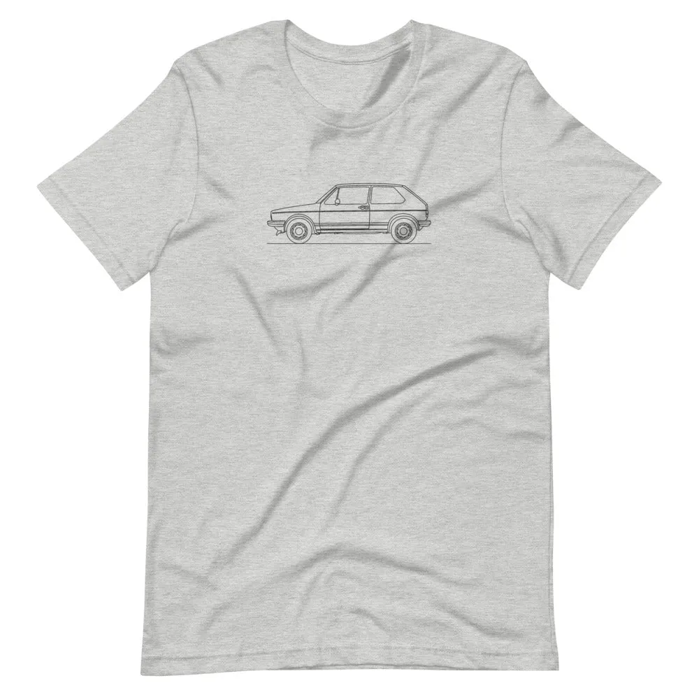 Volkswagen Golf GTI MK1 silhouette t-shirt