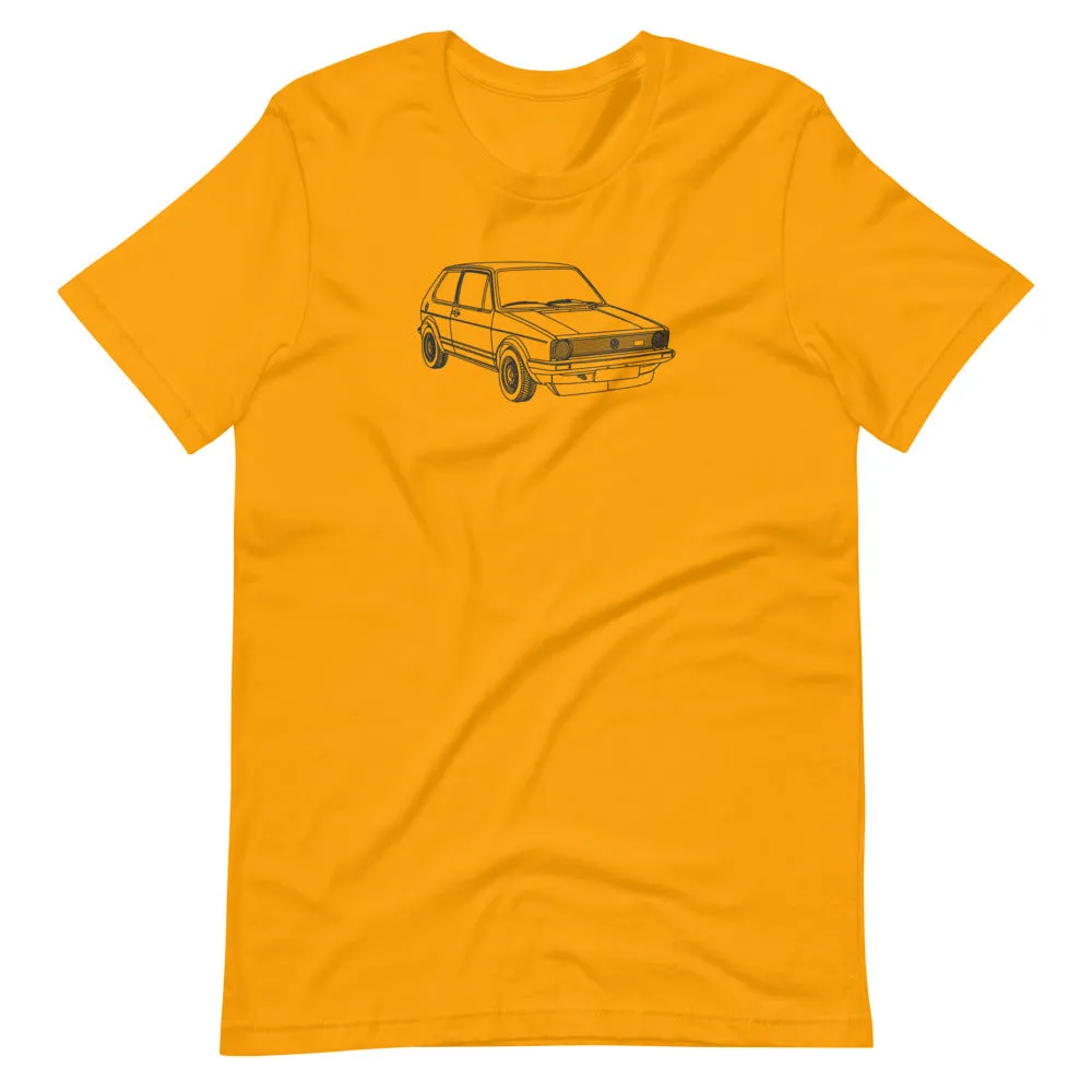 Volkswagen Golf GTI MK1 silhouette T-shirt