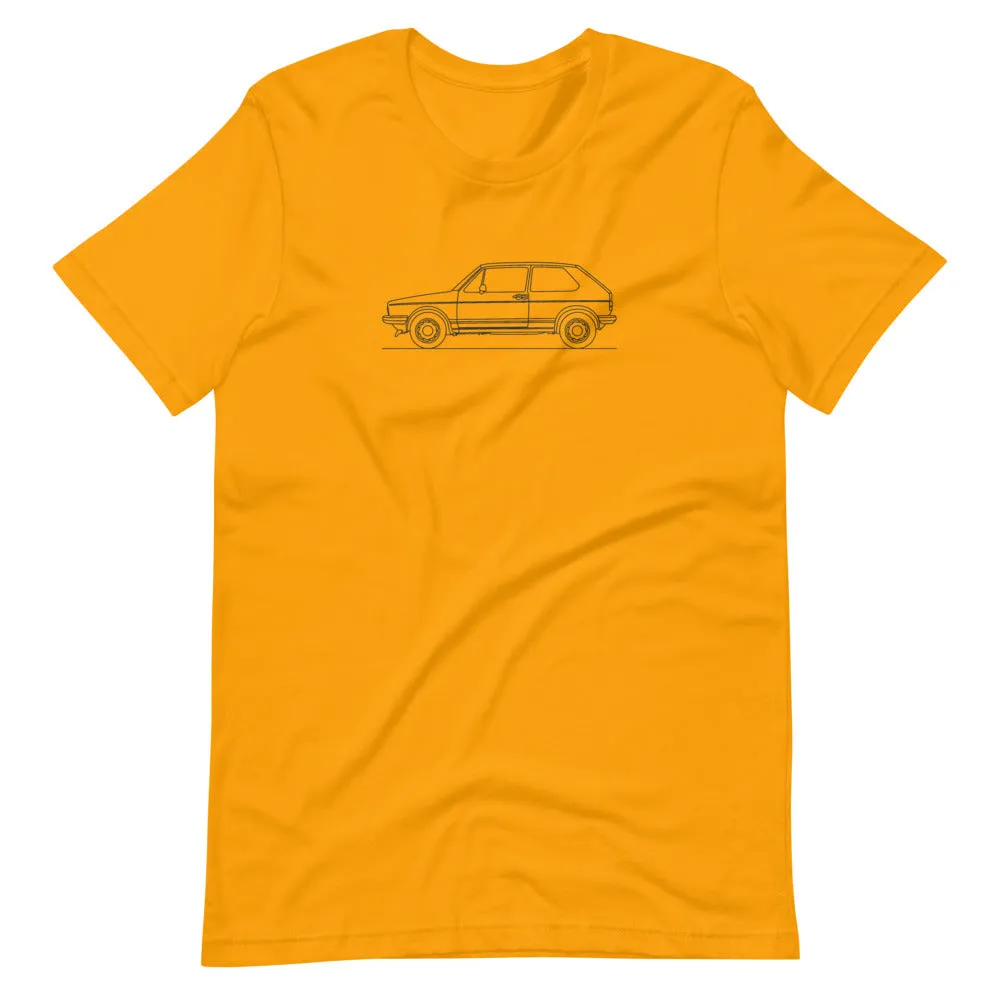 Volkswagen Golf GTI MK1 silhouette t-shirt