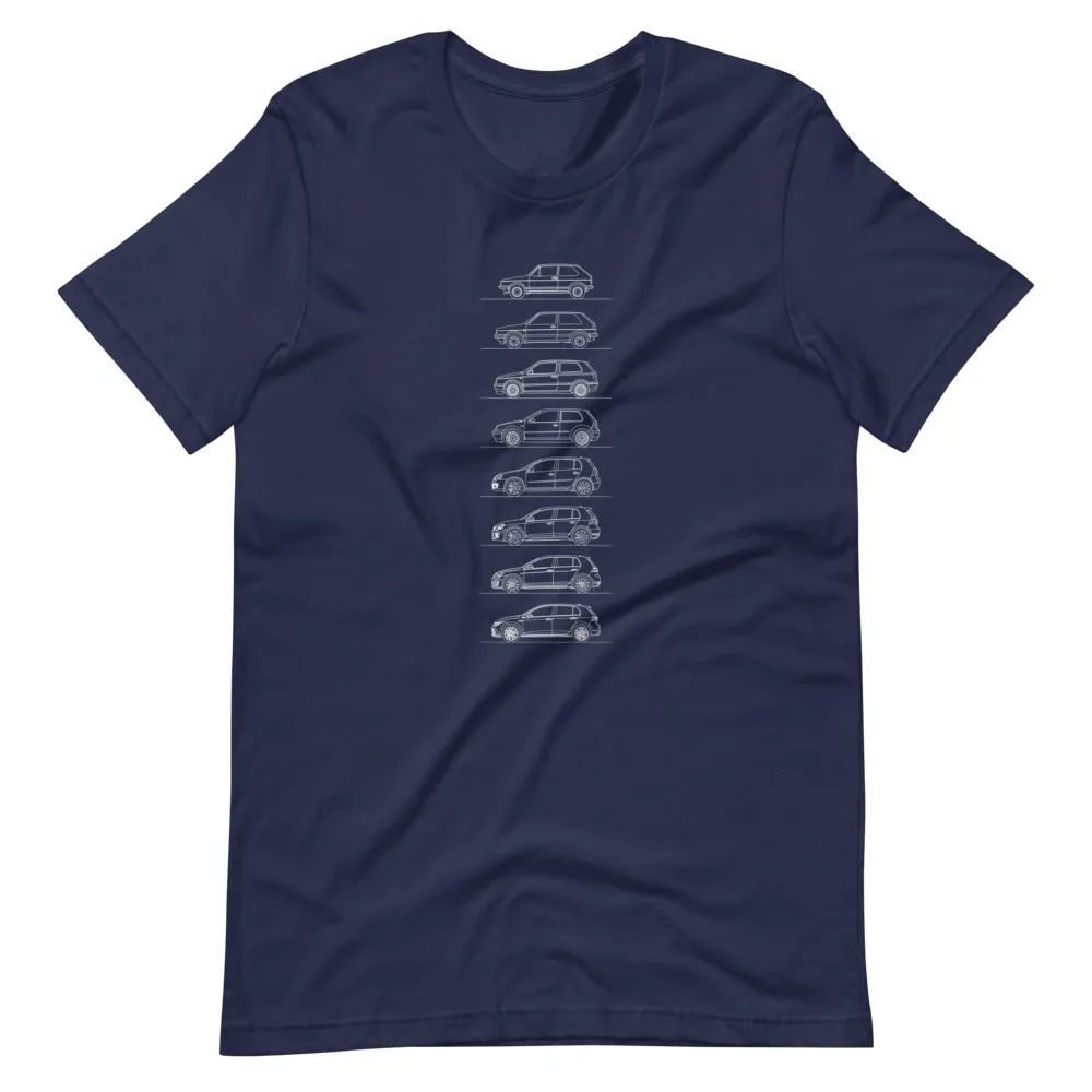 Volkswagen Golf GTI Silhouette T-shirt