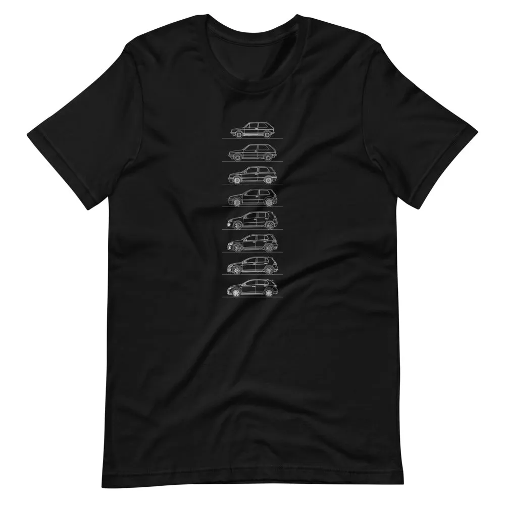 Volkswagen Golf GTI Silhouette T-shirt