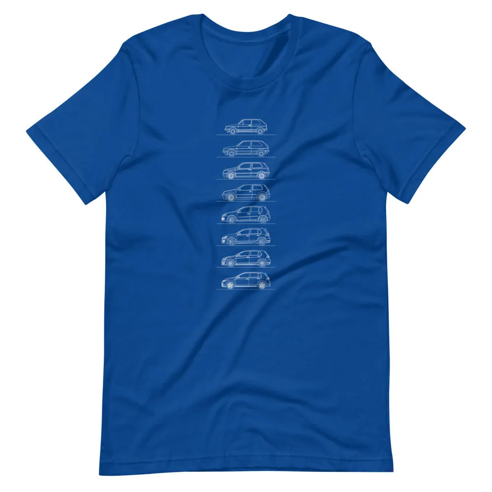 Volkswagen Golf GTI Silhouette T-shirt