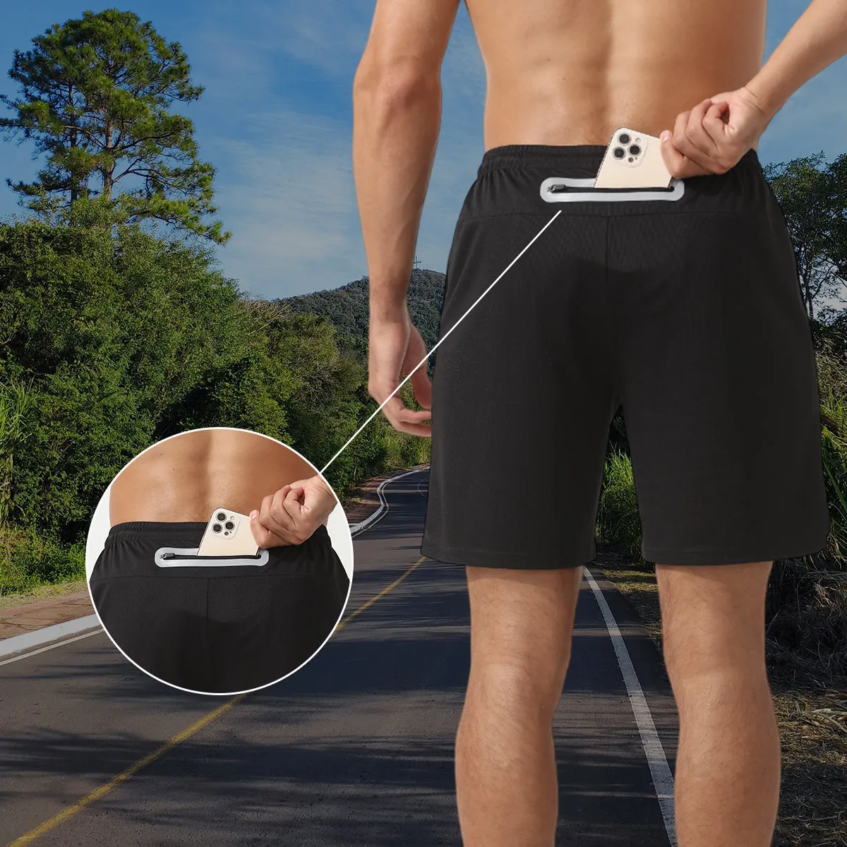 Wholesale Men's Quick Dry Basketball Shorts