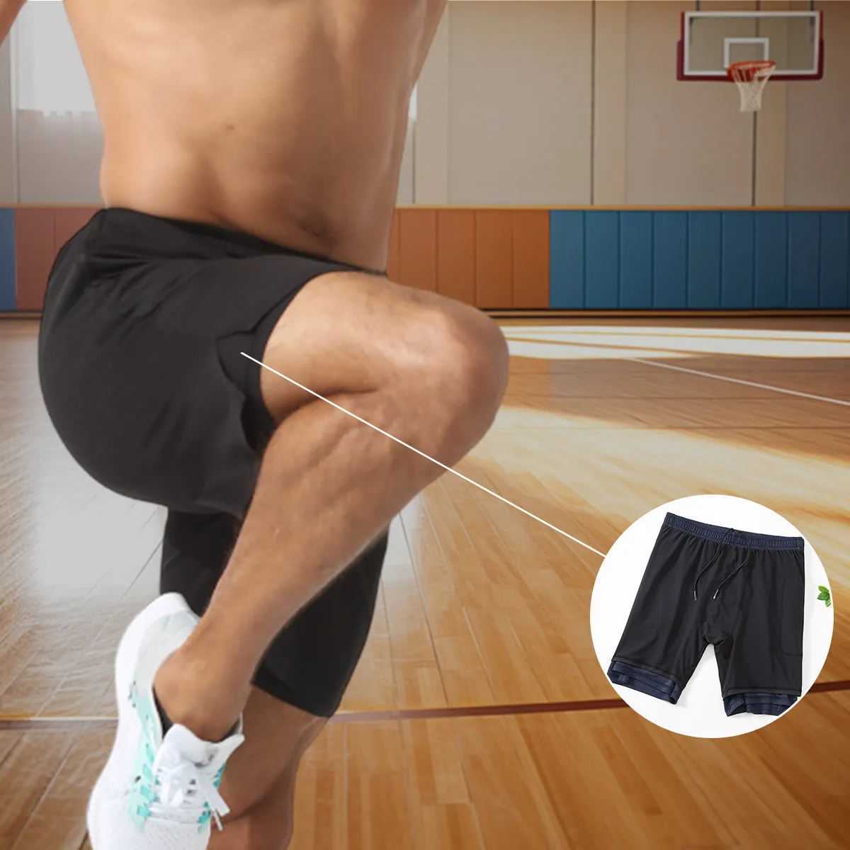 Wholesale Men's Quick Dry Basketball Shorts