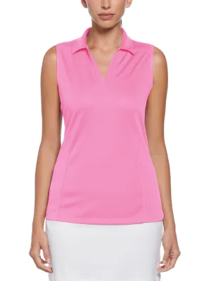 Women's AirFlux™ Solid Sleeveless Golf Polo