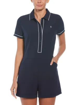 Women's Veronica Short Sleeve Golf Romper