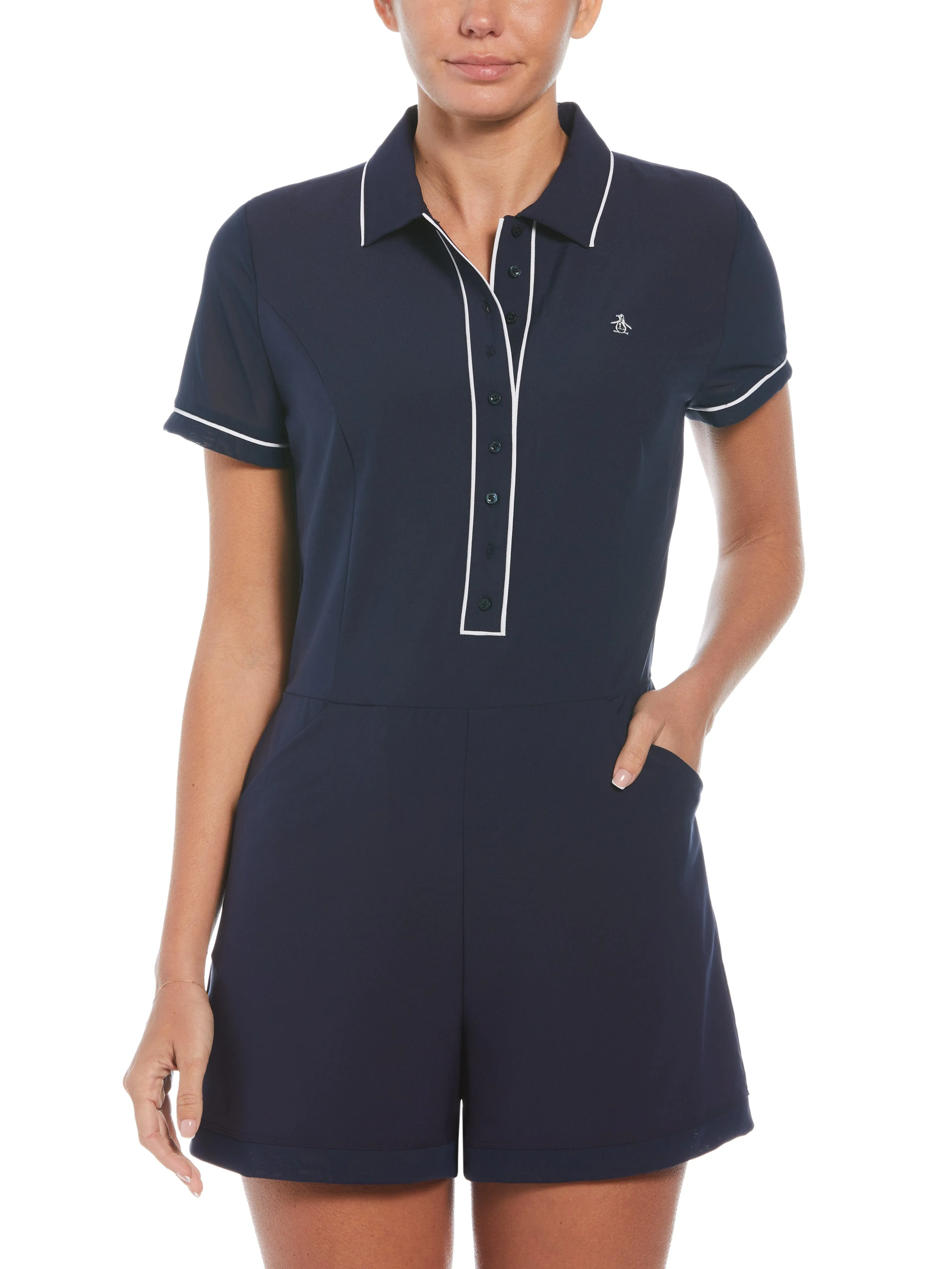 Women's Veronica Short Sleeve Golf Romper