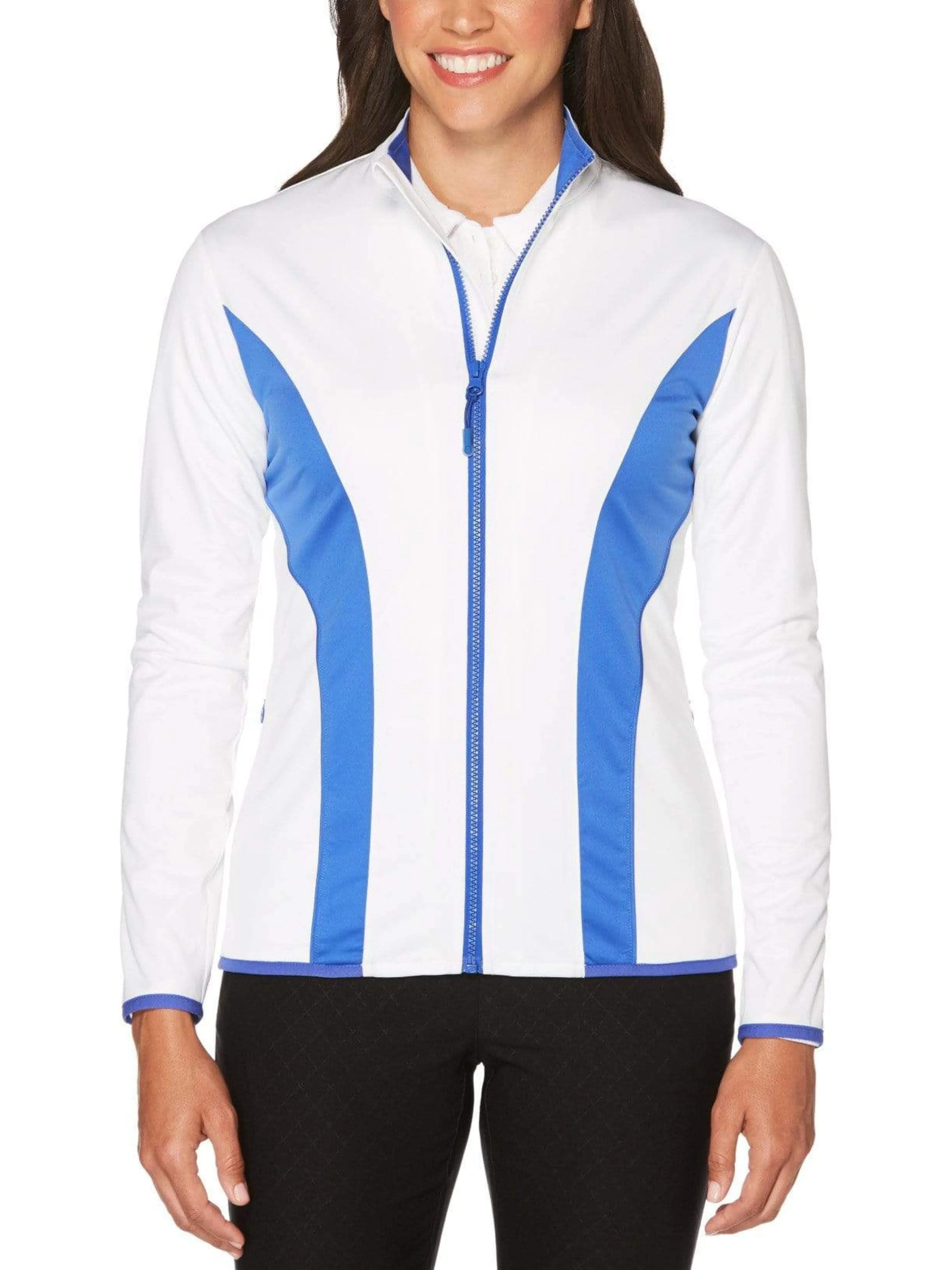 Womens Water-Resistant Color Block Jacket