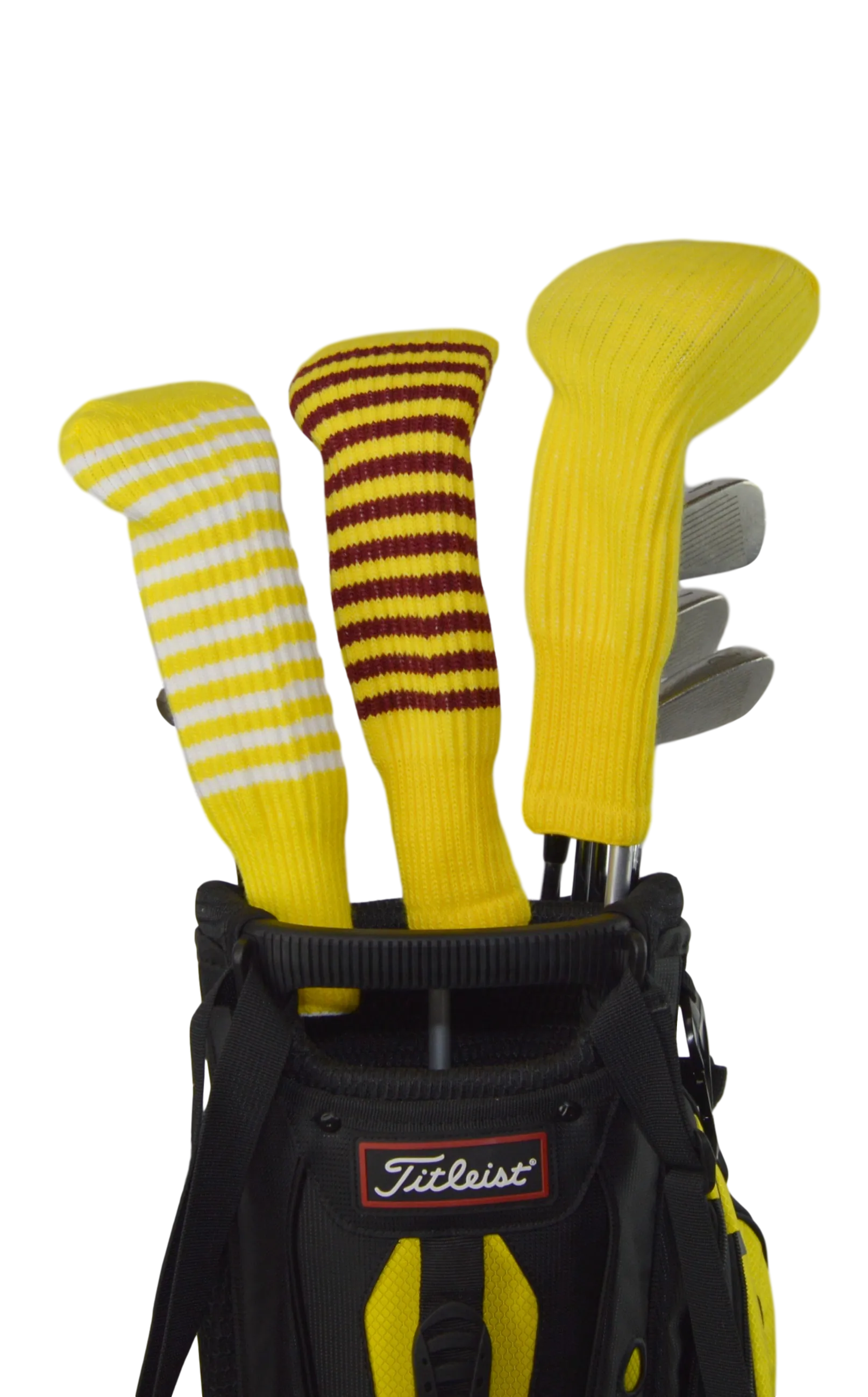 Yellow and Blue Club Sock Golf Headcover