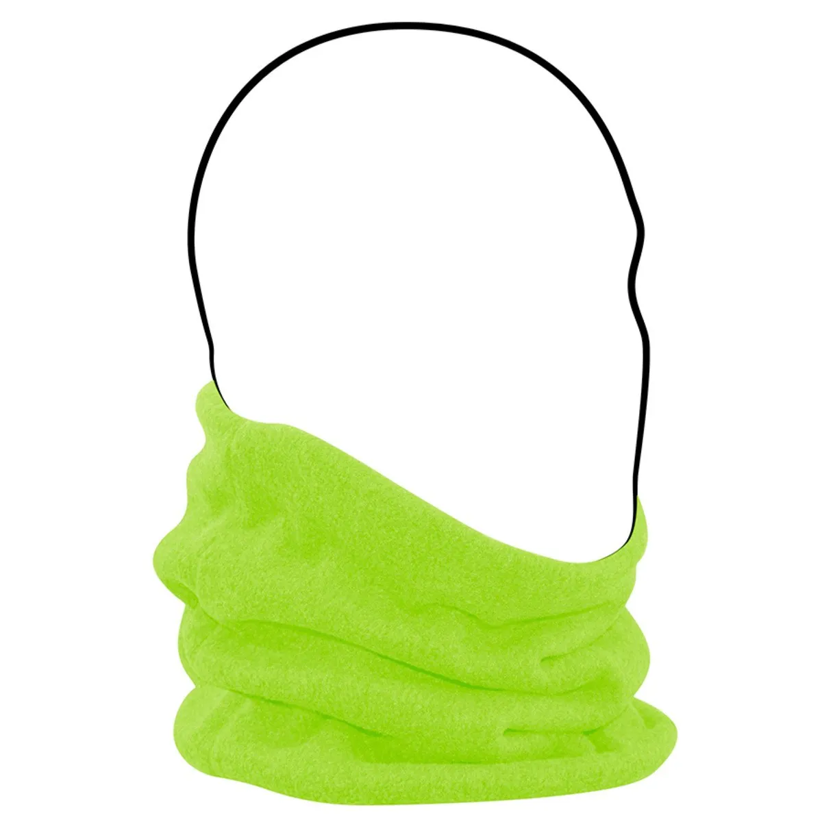 ZAN Headgear Hot Pink Reverses to Hi-Vis Lime Neck Gaiter